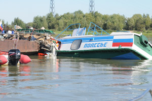 Беда с «Полесьем» на воде